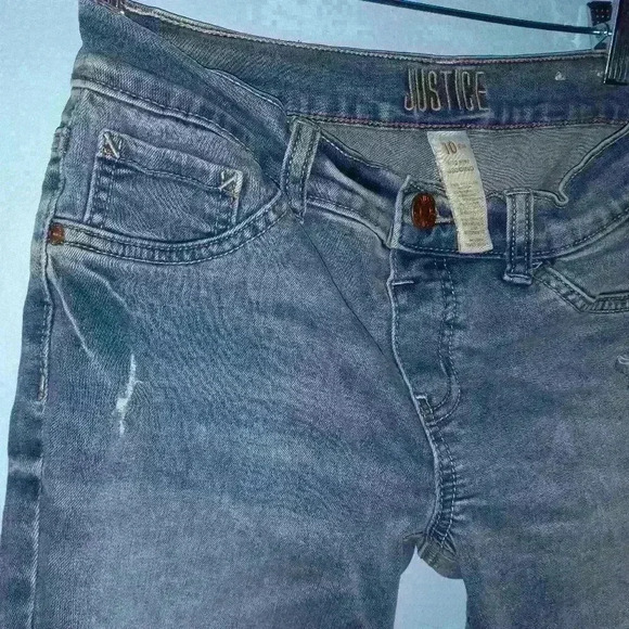 Justice jean jeggings size 10 plus mid rise - Picture 9 of 9